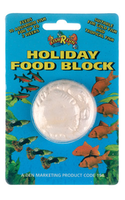 FRF-194 FISH R FUN HOLIDAY FOOD BLOCK.