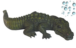 FRF-327 AIR OPERATED CROCODILE ORNAMENT