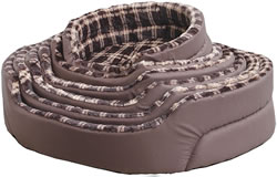 LB-427A CANVAS FLEECE CHECK BED 18