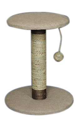 TM-804 CATPOST 40cm HIGH ROUND BASE/TOP