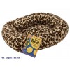 DELUXE ASST ANIMAL PRINT  SUPERSOFT PET BED W/TAG
