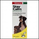 Vetzyme Stay Calm Food Supplement To Calm Dogs 150ml 