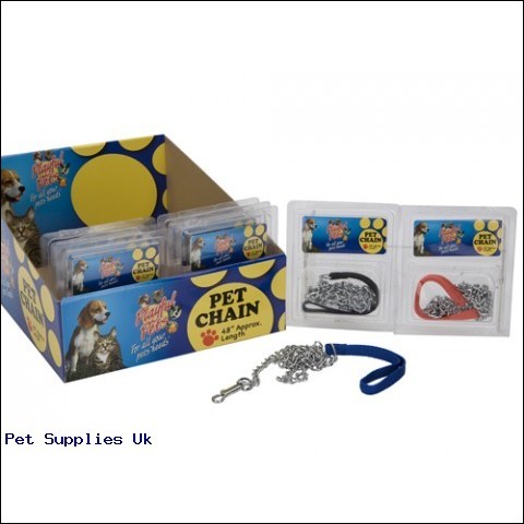 48" X 2.5M PET CHAIN W/STRAP  IN CLAM PACK 24PC PDQ