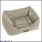 Snug and Cosy Country Check Rectangle Dog Bed 42 inch