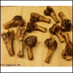 Pallet of 50 x 25  Half Roasted Ham Knuckle Bones 100% Natural For Dogs