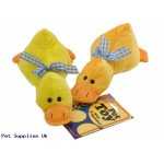 10" NOVELTY DUCK TOY  2 COLOURS W/SQUEAKER
