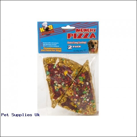 2PC 100G MUNCHY LARGE PIZZA  SLICES IN PVC BAG &HEADER CARD