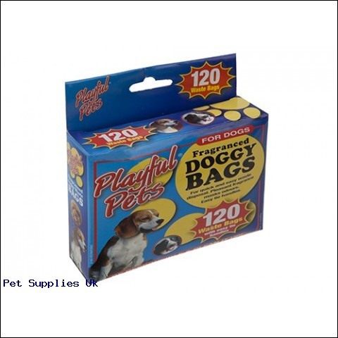 120PK DOGGY WASTE BAGS  IN PVC COATED DISPENER BOX