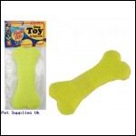BONE SHAPE DOG TOY COVERED IN  TENNIS BALL MATERIAL