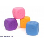 7.5CM SQUEAKING DICE 18PC PDQ  EACH PC W/SWING TICKT