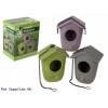 LARGE EGG SHAPE TRADTIONAL  BIRD HOUSE W/CHAIN 3 COLOURS