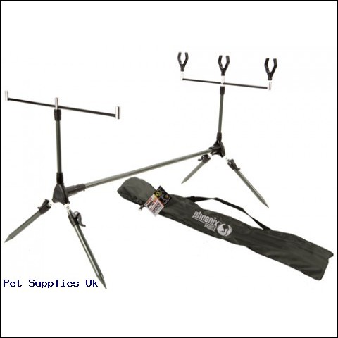 FULLY ADJUSTABLE ROD POD  W/ACCESSORIES IN CARRY BAG