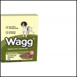 Wagg with Beef & veg Complete Kennel 5 x 1kg Boxes