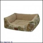 Snug and Cosy Forest Rectangle Dog Bed 22 inch