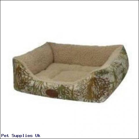 Snug and Cosy Forest Rectangle Dog Bed 22 inch