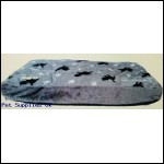 Snug And Cosy Small Rectangle Paw Print Grey Cushion