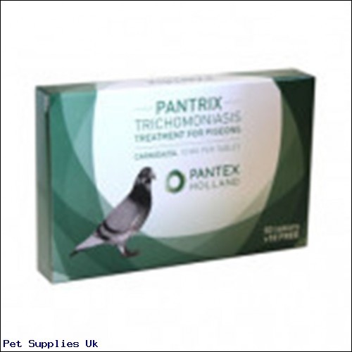 Pantex Pantrix 50 tablets + 10 free (treatment and prevention of trichomoniasis in pigeons and birds)