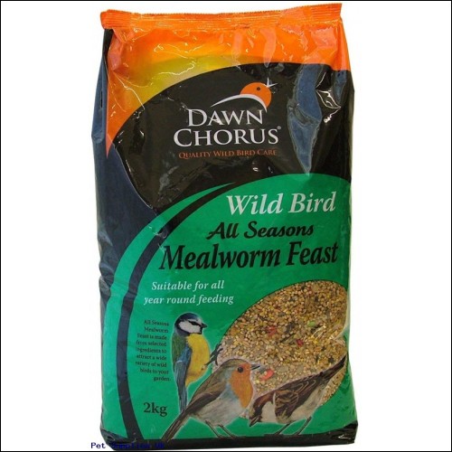 Dawn Chorus All Seasons Mealworm Feast Seed Mix 2kg