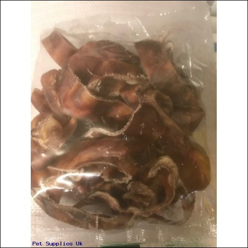Pigs Ear Strips Large Quality Pieces 500g Pack