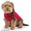 Ancol Red Scarf Dog Jumper with Check Pattern, Large Size, 100% Acrylic